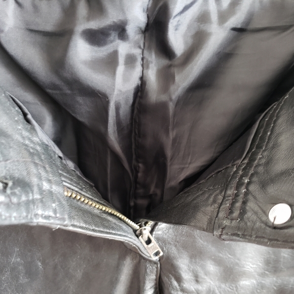 Promod Vintage Leather Slim fit Straight Leg Trouser Pants Super Soft W-Size 30 - Picture 7 of 8